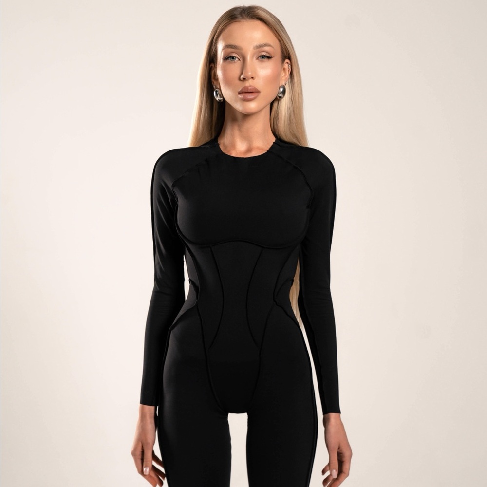 Sculpted One-Piece Catsuit